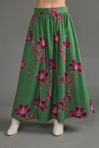 Maeve Skirt, Verde Orchid
