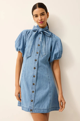Esther Dress, Lightwash