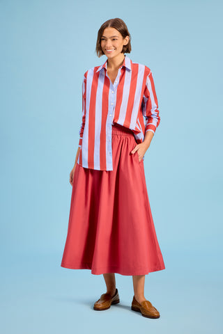 Pavilion Skirt, Cinnabar, Cinnabar