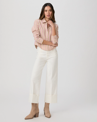Sasha Ankle Wide Cuff in Tonal Ecru