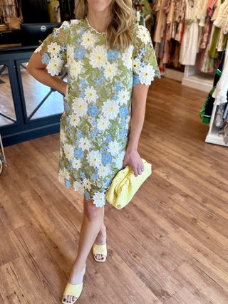 Lace Chemise Dress, Wildflower Lace