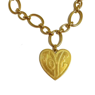 Lucy Love Necklace, Gold