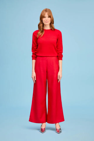 Classic Sweater, Red, Red