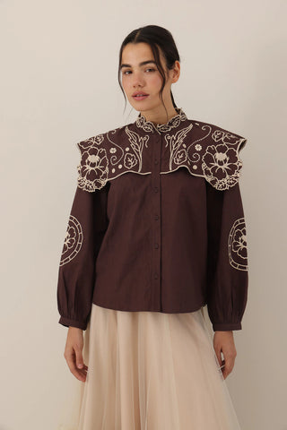 Camalote Shirt, Brown