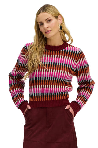 Nora Sweater, Pink Multi