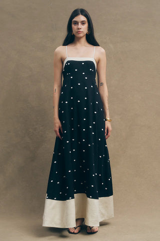 Jacky Dress, Black Sand