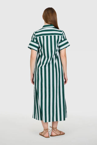 Gibbons Dress, Dunlin Stripe