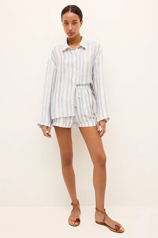 Nico Beach Shirt in Agua