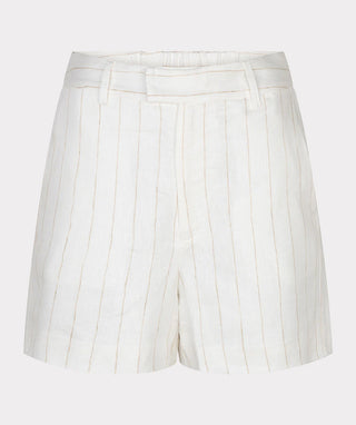 Shorts, Linen Striped