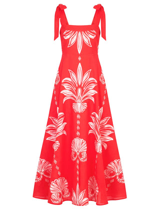 Pearl Dress, Palm Springs Rouge