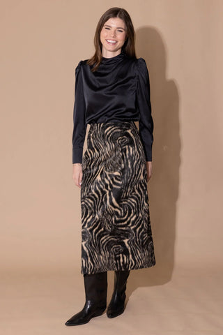 Hughes Skirt, Ebony Wood