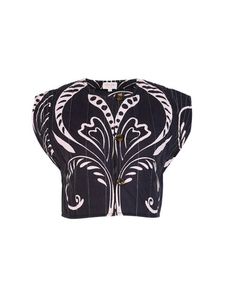 Lexie Vest, Fountain Black