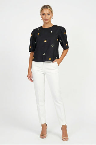 Kehribar Top, Black
