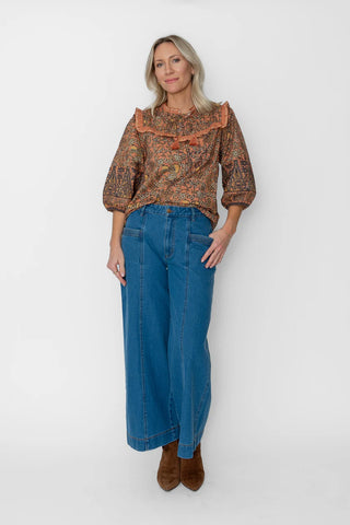 Isabelle Top, Esme Vine Print