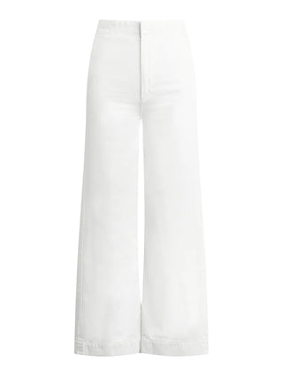 The Clean Denim Trouser Ankle, White
