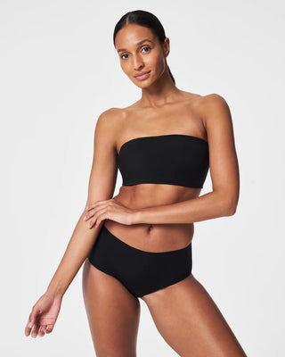 Suit Your Fancy Bandeau Bra - Black