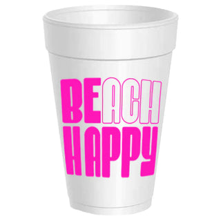 Beach Happy Cups, Pink