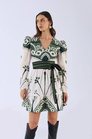 Heidi Dress in Awakening Green
