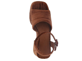 Helga Velvet Platform Sandal