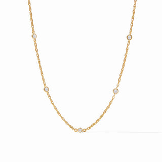 Celeste Delicate Station Necklace - Cubic Zirconia