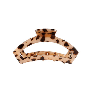 Open Hair Clip- Medium- Blonde Tortoise