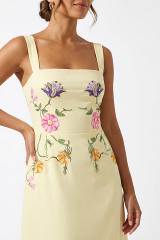 Umut Dress, Lemon Joy