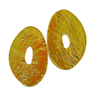 Florence Handmade Dangle Earrings, Gold