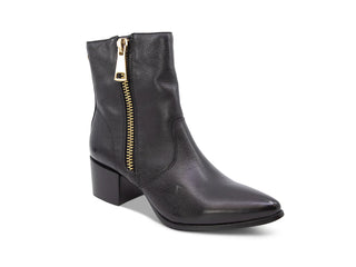 Leyla Bootie, Black Leather