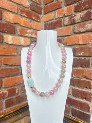 Pink Beaded Necklace