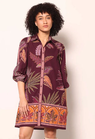 Ava Dress, Wine Flora