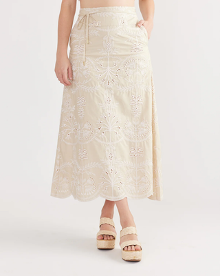 Neva Skirt in Cobblestone