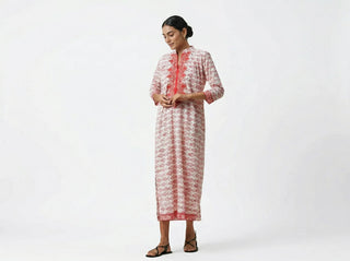 Clorinda Long Kurta, Red Coi, Red Coi