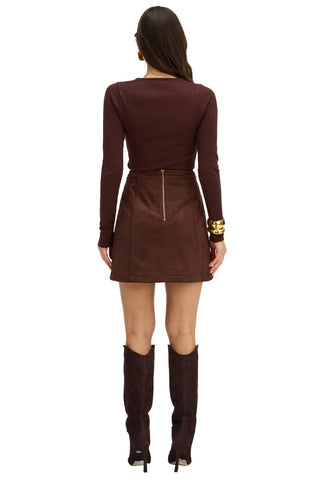 Carla Skirt, Espresso