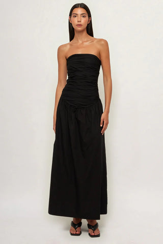 Drop Waist Midi - Noir