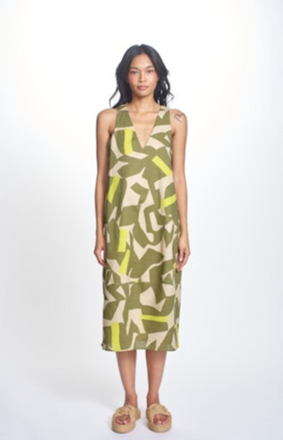 Esmeralda Dress in Olive