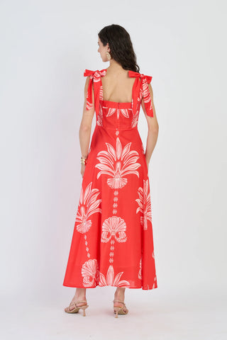 Pearl Dress, Palm Springs Rouge