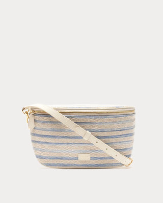 Billie Sling Raffia Stripe Bag - Blue/Multi