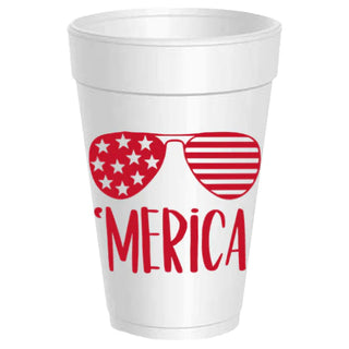 Merica Sunglasses  - Red