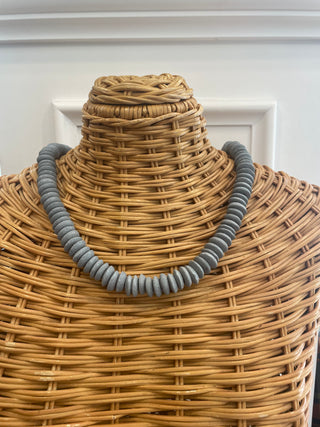 Mid Length Charcoal Trade Beads