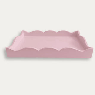 Lacquered Scalloped Tray