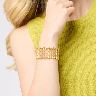 Bamboo Cuff-Gold-OS
