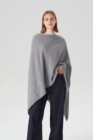 Cashmere Travel Wrap - Grey