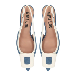 Bonnie Flat in Blue Denim