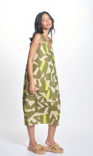 Esmeralda Dress in Olive
