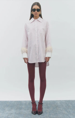 Lottie Shirt , White Berry