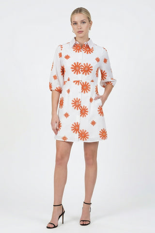 Sumgayit Dress, Sunset Orange