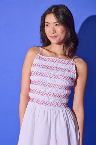 Woods Dress, Bright White