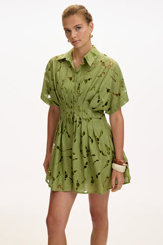 Angevin Dress, Green