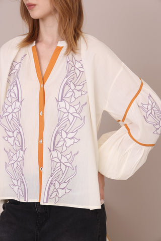 Lafayette Blouse in White