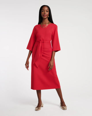 Whitney Wrap Dress, Red